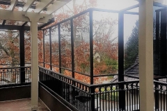 glass railings