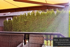 retractable awnings with roller valance option