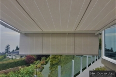 retractable awnings with roller valance option