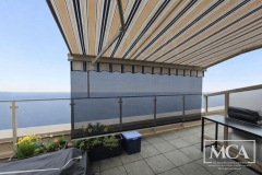 retractable awnings with roller valance option
