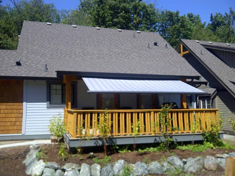Awning on Cottage Retractable Awnings Awnings Vancouver