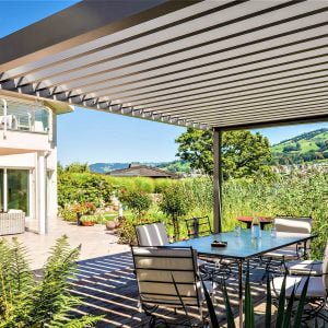 Pavilion Louvered Roof Patio Cover